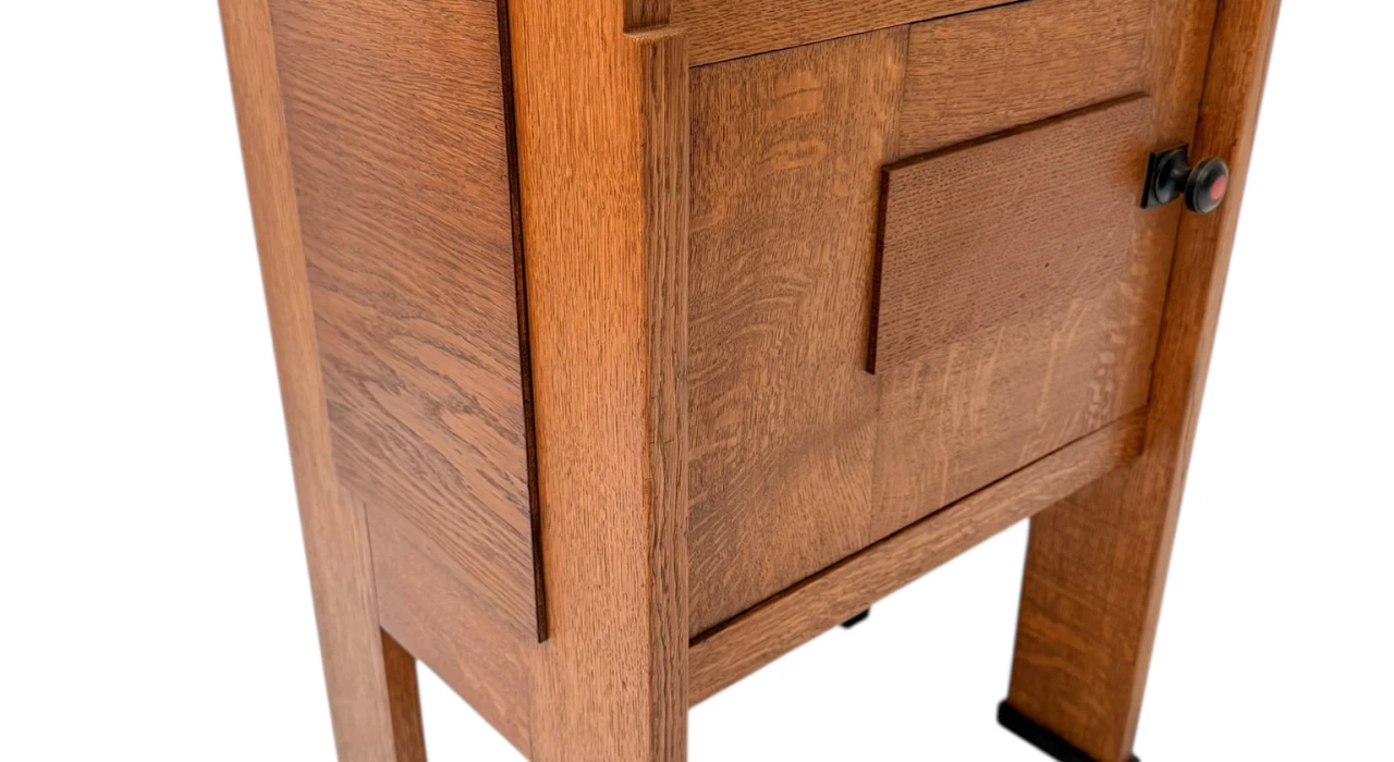 Art Deco Modernist Nightstand or Bedside Cabinet, 1920s